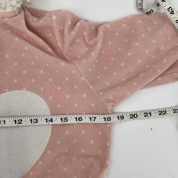 Xhilaration Llama Heart Target Jumpsuit Union Suit Pajama Sleepwear Pink S - Picture 6 of 7